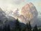 J. Miller, Paesaggio di montagna, olio su tela, in cornice, Immagine 4