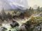 J. Miller, Mountain Landscape, Oil on Canvas, Framed 6