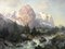 J. Miller, Mountain Landscape, Oil on Canvas, Framed 1