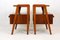 Mid-Century Nightstands with Black Glass Tops from Jitona, 1960s, Set of 2 2