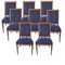Neoclassical Chairs by Francisco Hurtado, Set of 8 1