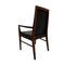 Mid-Century Danish Modern Mahogany and Leather Armchairs From Dyrlund, Set of 6, Image 4