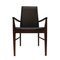 Mid-Century Danish Modern Mahogany and Leather Armchairs From Dyrlund, Set of 6 3