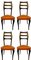 Mid-Century Chairs In the Style of Paolo Buffa, 1950s, Set of 4, Image 1