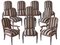 Mahogany Classic Chairs from Hurtado, Set of 10 1