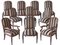 Mahogany Classic Chairs from Hurtado, Set of 10, Image 1