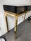 French Lacquered Brass Console Table by Guy Lefevre, 1970s 7