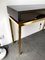 French Lacquered Brass Console Table by Guy Lefevre, 1970s 10