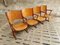Vintage Oak/Beach Cinema Chairs, 1940s 1