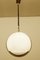 Vintage Plastic Bubble Ceiling Lamp with Teak Handle, 1970s, Image 7