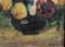 Quignon, Blumenstrauß in einer schwarzen Vase, 1950er, Öl auf Leinwand, gerahmt 5