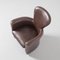 Brown Leather Amphora Armchair by Frans Schrofer for Leolux 7