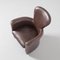 Brown Leather Amphora Armchair by Frans Schrofer for Leolux, Image 7