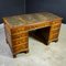 Antique Style Desk with Leather Inset 3