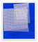 Tom Henderson, Moiré Cobalt Blue, 2019, Acrylic on Paper & Netting, Framed 3