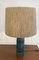 Mid-Century Modern Italian Blue Ceramic Table Lamp by Bitossi, 1960s, Image 4