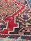 Antique Distressed Karabagh Rug 17