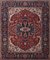 Indian Middle Eastern Heriz Style Rug 2