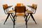 Industrial Plywood Schoolchairs from Marko, 1960s, Set of 3, Image 3