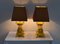 Golden Bronze Lamps, 1920, Set of 2 2