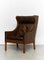 Mid-Century Model 2204 Wingback Chair & Ottoman by Børge Mogensen for Fredericia, Set of 2, Image 17