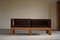 Mid-Century Danish Sofa in Patinated Leather with Oak Frame by Tage Poulsen, 1960s, Image 9