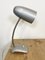 Lámpara de escritorio cuello de ganso gris, años 60, Imagen 5