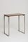 Modernist Steel and Palmwood Console Table 2