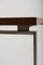 Modernist Steel and Palmwood Console Table 13