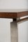 Modernist Steel and Palmwood Console Table 9