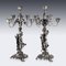 20th Century German Art Nouveau Solid Silver Candelabra by Eugen Marcus, 1900s, Set of 2 9