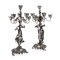 20th Century German Art Nouveau Solid Silver Candelabra by Eugen Marcus, 1900s, Set of 2 1