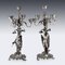 20th Century German Art Nouveau Solid Silver Candelabra by Eugen Marcus, 1900s, Set of 2 4