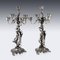 20th Century German Art Nouveau Solid Silver Candelabra by Eugen Marcus, 1900s, Set of 2 3