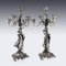 20th Century German Art Nouveau Solid Silver Candelabra by Eugen Marcus, 1900s, Set of 2, Image 3