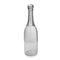 Viktorianische Champagnerflasche aus massivem Silber & Glas, 19. Jh., 1890 1