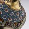 20th Century Russian Solid Silver and Shaded Enamel Kovsh, 1910, Image 13