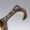 20th Century Russian Solid Silver and Shaded Enamel Kovsh, 1910, Image 10
