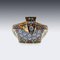 20th Century Russian Solid Silver and Shaded Enamel Kovsh, 1910 3
