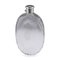 19th Century English Victorian Solid Silver and Glass Huge Hip Flask, 1874 2