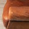 20th Century Dutch Two Seater Tan Sheepskin Leather Sofa 19