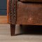 20th Century Dutch Two Seater Tan Sheepskin Leather Sofa 22