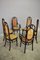 Thonet-Style Chairs in Curved Beech Wood and Vienna Straw Sitting, 1980s, Set of 4 6