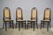 Thonet-Style Chairs in Curved Beech Wood and Vienna Straw Sitting, 1980s, Set of 4 11