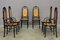 Thonet-Style Chairs in Curved Beech Wood and Vienna Straw Sitting, 1980s, Set of 4 1