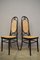 Thonet-Style Chairs in Curved Beech Wood and Vienna Straw Sitting, 1980s, Set of 4 17