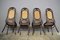 Thonet-Style Chairs in Curved Beech Wood and Vienna Straw Sitting, 1980s, Set of 4 29
