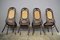 Thonet-Style Chairs in Curved Beech Wood and Vienna Straw Sitting, 1980s, Set of 4, Image 29