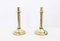 Brass Candlesticks from Lecellier Villedieu, Set of 2 1