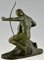 Gennarelli, Art Deco Archer Sculpture, 1930, Bronze, Image 7